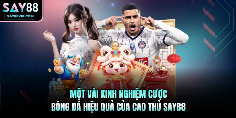 Một vài kinh nghiệm cược bóng đá hiệu quả của cao thủ Say88