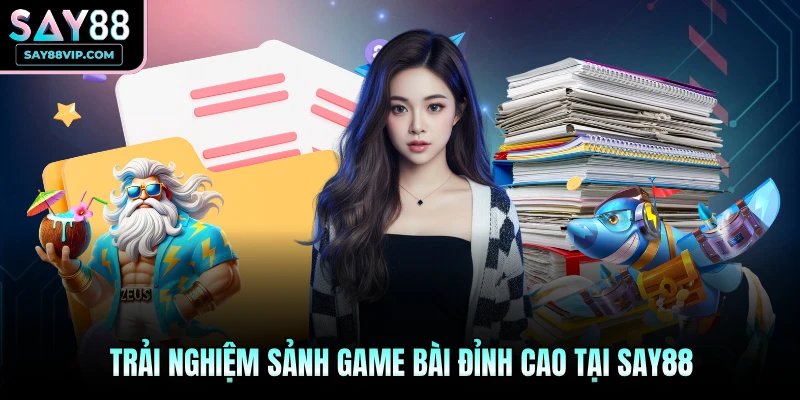 Trải nghiệm sảnh game bài đỉnh cao tại Say88